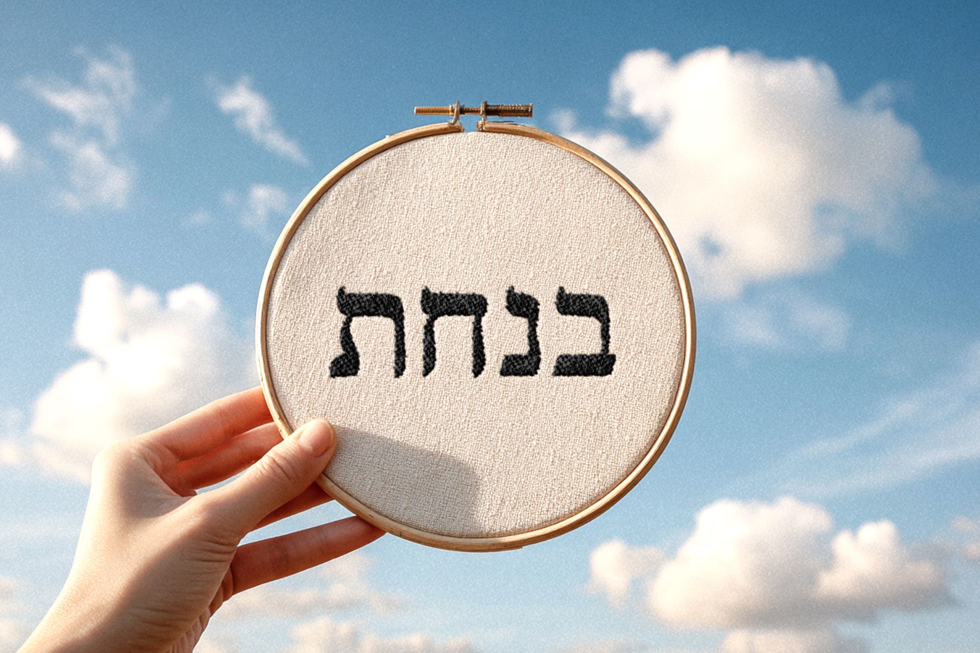 חישוק רקום - בנחת