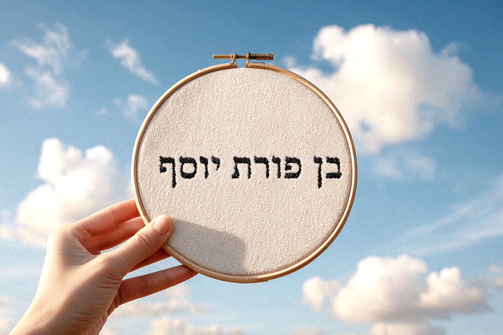 חישוק רקום - בן פורת יוסף