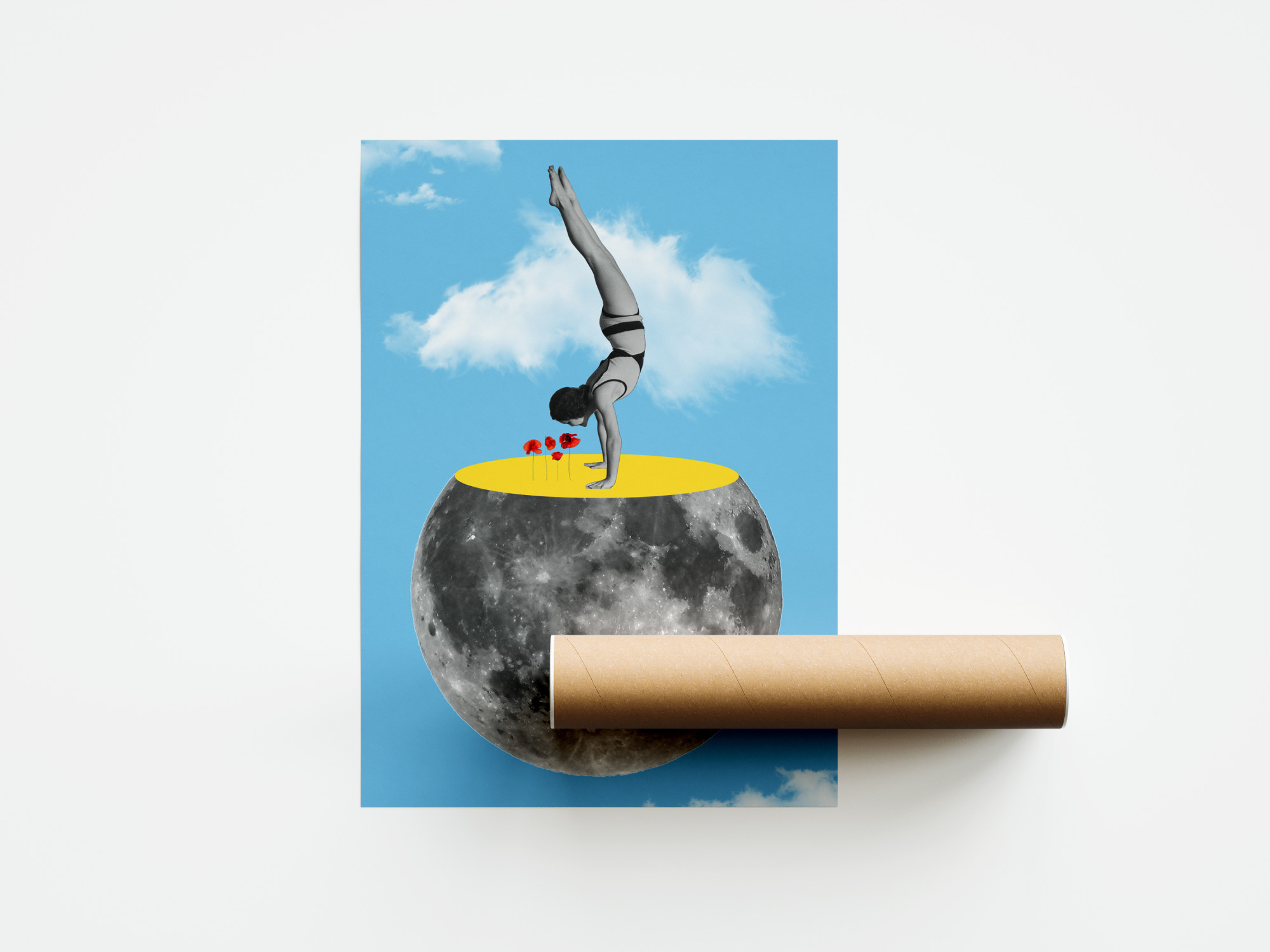 HANDSTAND ON THE MOON