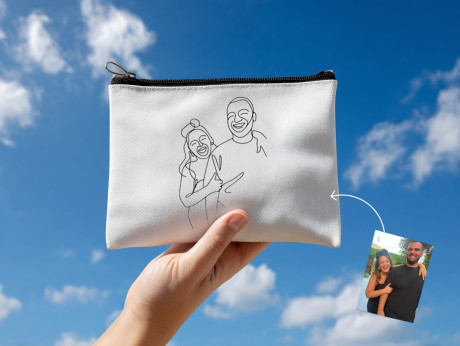 נרתיק רקום עם איור אישי